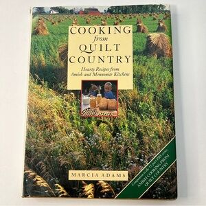 Vintage Book: 1989 COOKING from QUILT COUNTRY Marcia Adams‎ Amish Kitchens
